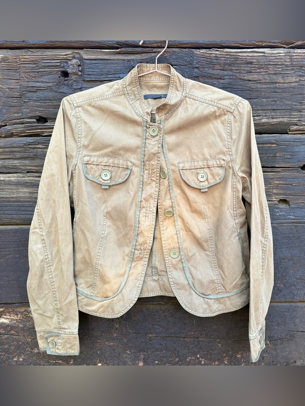 Zara Women's Light Tan Utility Jacket
